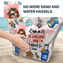 Travel Is My Therapy - Personalized Beach Bag
