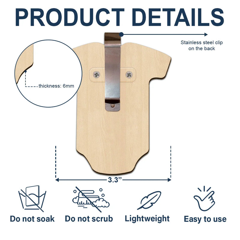 Custom Photo Drive Safe Daddy I Need You Here With Me - Personalized Custom Shaped Car Visor Clip