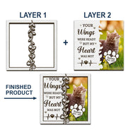 Custom Photo Memorial I Will Carry You With Me - Personalized Custom Shaped Car Visor Clip