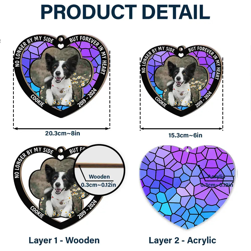 Custom Photo Memorial You Were My Favorite Hello And My Hardest Goodbye - Personalized Window Hanging Suncatcher Ornament