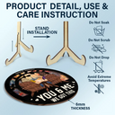 You And Me We Got This - Personalized 2-Layered Wooden Plaque With Stand