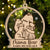 Mama Bear Always There For Her Cubs - Personalized 2-Layered Mix Ornament