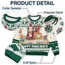 Pet Lovers - Happy Great Pawlidays Christmas Dogs Cats Pets - Personalized Unisex Ugly Sweater