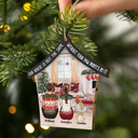 Memorial, Pet Lovers - Our House Is Not The Same Without Your Paw Prints Memorial Dog Cat Christmas - Personalized Custom Shaped Wooden Ornament