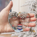 Memorial, Pet Lovers - Memorial Dog Cat The Day God Called You Home Calendar - Personalized Heart Shaped Glass Ornament