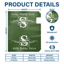 Family Name Monogram - Personalized Mailbox Cover