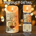 Memorial - Custom Photo Calendar The Day God Called You Home Memorial - Personalized Flameless LED Candle