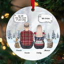 Memorial, Pet Lovers, Dog Lovers, Cat Lovers - I Miss You Memorial Dog Cat - Personalized Custom Shaped Mirror Ornament