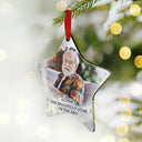 Continue Shopping,Christmas,Memorial,Custom Photo,Sad - Custom Photo Memorial The Brightest Star In The Sky - Personalized Custom Shaped Mirror Ornament