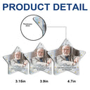 Continue Shopping,Christmas,Memorial,Custom Photo,Sad - Custom Photo Memorial The Brightest Star In The Sky - Personalized Custom Shaped Mirror Ornament