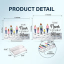 Memorial,Family,Sad - You Never Walk Alone - Personalized Horizontal Rectangle Acrylic Plaque