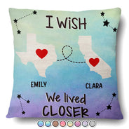 Continue Shopping,Family,Gift For Bestie,Gift For Sibling,Gift For Sisters,Gift For Brothers,Gift For Couples,Gift For Husband,Gift For Wife,Gift For Boyfriend,Gift For Girlfriend,Love - Family Friends Besties Siblings Long Distance - Personalized Pillow