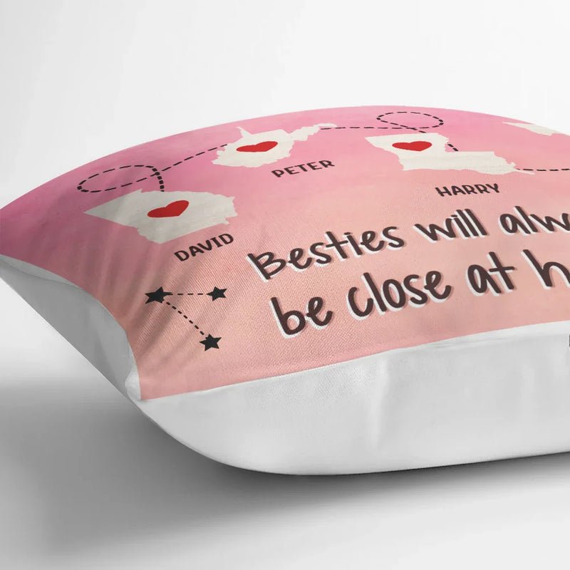 Continue Shopping,Family,Gift For Bestie,Gift For Sibling,Gift For Sisters,Gift For Brothers,Gift For Couples,Gift For Husband,Gift For Wife,Gift For Boyfriend,Gift For Girlfriend,Love - Family Friends Besties Siblings Long Distance - Personalized Pillow