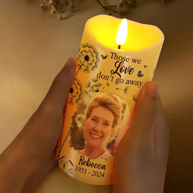 Memorial - Custom Photo Memorial Still Loved Still Missed And Very Dear - Personalized Flameless LED Candle