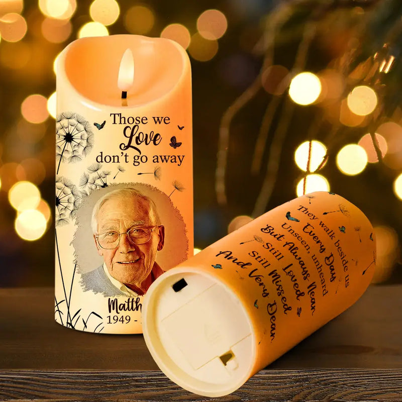 Memorial - Custom Photo Memorial Still Loved Still Missed And Very Dear - Personalized Flameless LED Candle