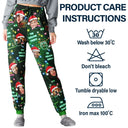 Family, Gift For Kids, Pet Lovers, Dog Lovers, Cat Lovers - Custom Photo Funny Family Pet Face Neon Light Style - Personalized Pajama Pants