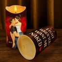 Gift For Couples, Gift For Husband, Gift For Wife, Gift For Girlfriend, Gift For Boyfriend - Couple Light This When You Want Me - Personalized Flameless LED Candle