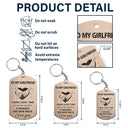 Gift For Couples, Gift For Husband, Gift For Wife, Gift For Boyfriend, Gift For Girlfriend - Couple Holding Hands You Are My Heart My Soul My Treasure - Personalized Aluminum Keychain