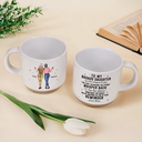 Gift For Daughter, Mom - Daughters (Adult) - My Daughter Whisper Back I Am The Storm - Personalized Pottery Mug
