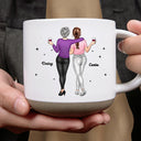 Gift For Daughter, Mom - Daughters (Adult) - My Daughter Whisper Back I Am The Storm - Personalized Pottery Mug
