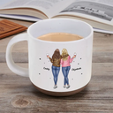 Gift For Daughter, Mom - Daughters (Adult) - My Daughter Whisper Back I Am The Storm - Personalized Pottery Mug
