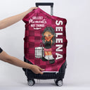 Travel,Gift For Women,Gift For Men,Gift For Yourself,Happy - Collect Moments Not Things Travel Lover Y2K - Personalized Luggage Cover