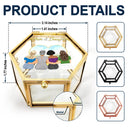 Gift For Mother,Mom - Daughters (Adult),Love,Gift For Daughter - Mother & Daughter Forever Linked Together - Personalized Glass Jewelry Box