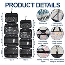 Travel,Gift For Yourself,Gift For Women,Gift For Men,Happy - All My Travel Stuff - Personalized Toiletry Bag