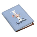 Travel,Gift For Yourself,Gift For Women,Happy - Floral Monogram - Personalized Passport Cover, Passport Holder