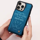 Gift For Couples, Gift For Wife, Gift For Husband, Gift For Boyfriend, Gift For Girlfriend - I Met You I Liked You I Love You - Personalized Leather Flip Wallet Phone Case