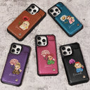 Gift For Yourself, Gift For Women - Birth Month Flowers Bloom Where You're Planted Women - Personalized Leather Flip Wallet Phone Case