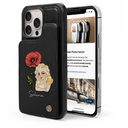 Gift For Yourself, Gift For Women - Birth Month Flowers Bloom Where You're Planted Women - Personalized Leather Flip Wallet Phone Case