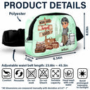 Travel,Gift For Yourself,Gift For Women,Gift For Men,Happy - Collect Moments Not Things Travel Is My Therapy - Personalized Crossbody Belt Bag