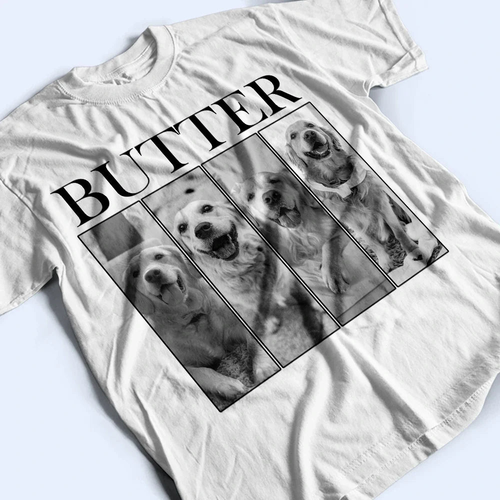 Custom Photo,Memorial,Pet Lovers,Dog Lovers,Cat Lovers - Custom Photo Dog Cat Pet Memorial - Personalized T Shirt
