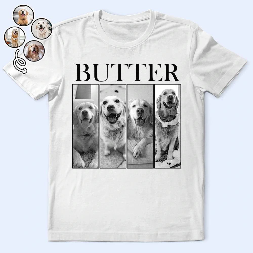 Custom Photo,Memorial,Pet Lovers,Dog Lovers,Cat Lovers - Custom Photo Dog Cat Pet Memorial - Personalized T Shirt
