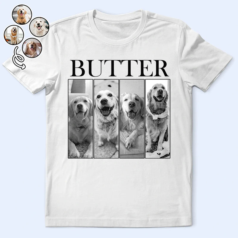 Custom Photo,Memorial,Pet Lovers,Dog Lovers,Cat Lovers - Custom Photo Dog Cat Pet Memorial - Personalized T Shirt
