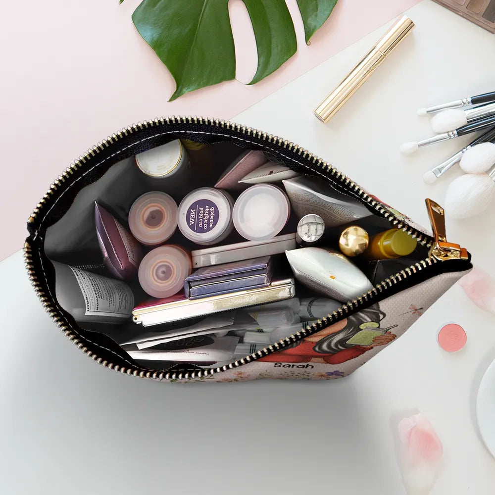 Gift For Grandma,Grandma's Hobby,Gift For Mother,Mom's Hobby,Travel - Mom's Grandma's Travel Bag - Personalized Cosmetic Bag