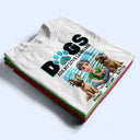Dog Lovers - Dogs Are My Love Language 3D Effect - Personalized T Shirt