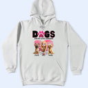 Dog Lovers - Dogs Are My Love Language 3D Effect - Personalized T Shirt