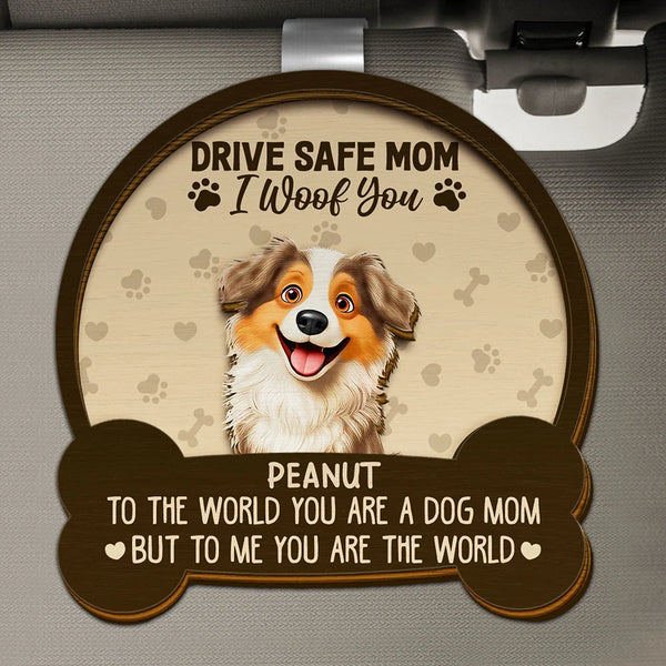 Australian Shepherd World Necklace - Brown