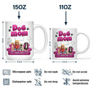 Dog Lovers, Dog Mom, Dog Dad, Gift For Yourself, Happy - Treat Dealer 3D Effect Dogs - Personalized Mug