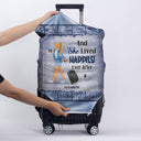 Catch Flights Not Feelings - Birthday Gift For Him, Her, Trippin', Vacation Lovers - Personalized Custom Luggage Cover
