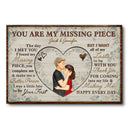 You Are My Missing Piece - Anniversary, Birthday, Home Decor Gift For Spouse, Lover, Husband, Wife, Boyfriend, Girlfriend, Couple - Personalized Custom Poster