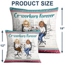Best Team Forever - Gift For Colleagues And Best Friends - Personalized Custom Pillow
