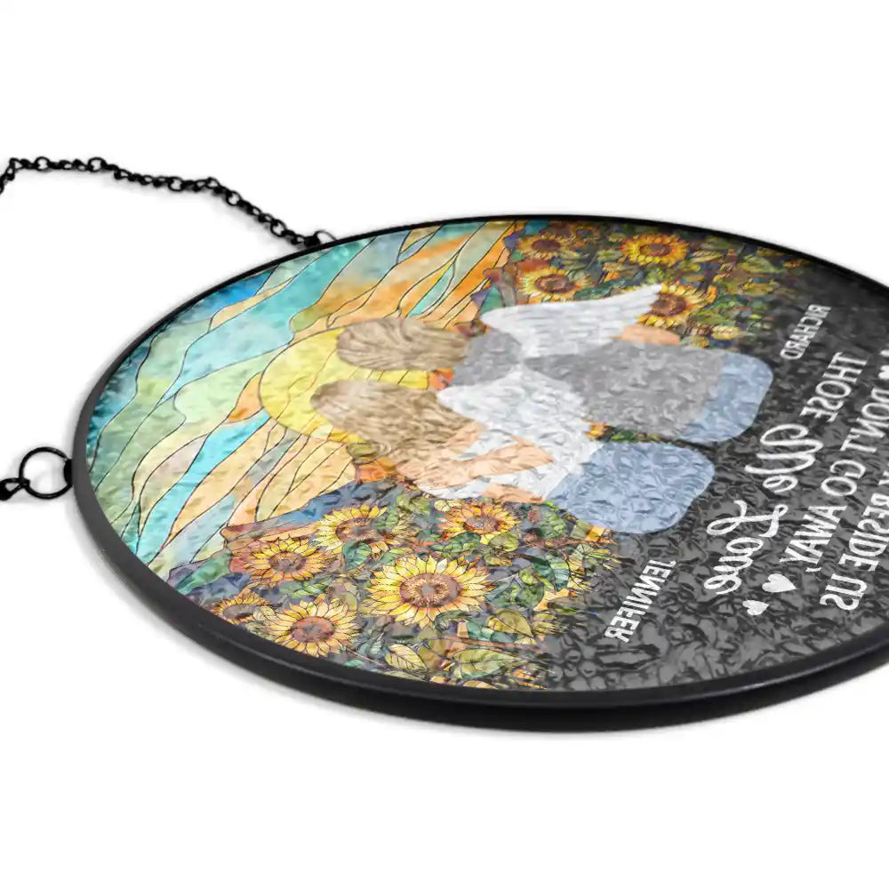 I'm Always With You Memorial - Personalized Stained Glass Window Hanging Suncatcher