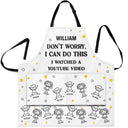 Grilling, Summer, Humorous, Icon - The Grillfather Best Flipping Dad Grilling Grandpa - Personalized Apron