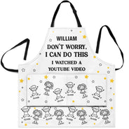 Grilling, Summer, Humorous, Icon - The Grillfather Best Flipping Dad Grilling Grandpa - Personalized Apron