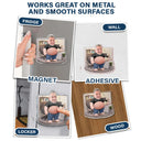 Custom Photo, Grilling, Gift For Men, Gift For Yourself, Humorous, Cut-Face Photo - Custom Photo Funny Belly Men Cave Garage Grilling - Personalized Squishy Acrylic Fridge Magnet