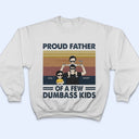 Fier père de plusieurs enfants - Cadeau pour papa - T-shirt personnalisé