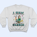 I Sew But My Favorite Hobby - Gift For Sewing Lovers - Personalized Custom T Shirt